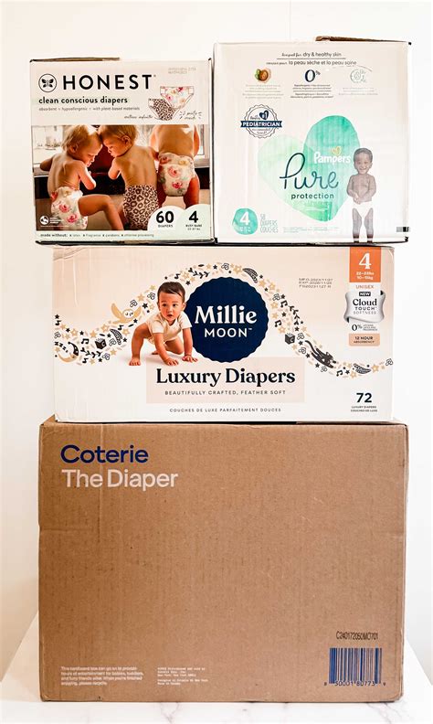 Coterie, Millie Moon, Honest & Pampers Pure: We Tested 4。